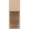 Ekena Millwork 8-in W x 18-in D x 18-in H Funston Block Rough Cedar Woodgrain TimberThane Outlooker, Primed Tan OUTUR080X18X18FST44RCPR - alternate 6